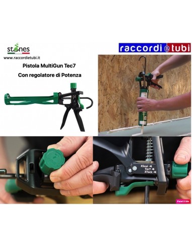 PISTOLA MULTIGUN TEC7 CON REGOLATORE DI POTENZA