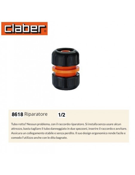 MANICOTTO RIPARATORE CLABER  DIAMETRO 1/2