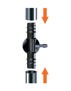 VERBINDUNGSSTÜCK 16X16 MIT SEITLICHEM ANSCHLUSS 4-6 mm.... 2