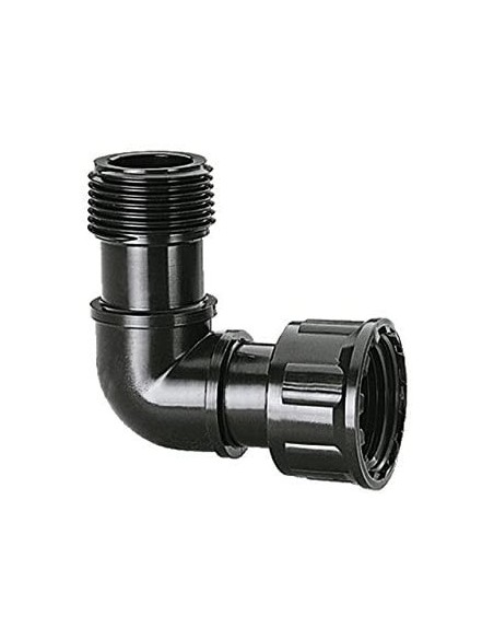 WINKELMIT MANSCHETTE MIT O-RING MÄNNLICH WEIBLICH 1"