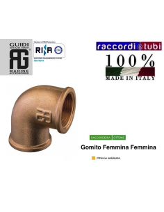 GOMITO OTTONE FF DIAMETRO 1/8
