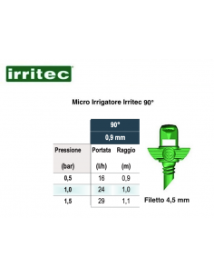 MICROIRRIGATORE REG.90° SPRY 101186