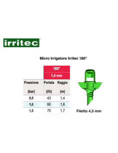 MICROIRRIGATORE REG.180° SPRY 101196