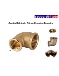 VERGÜSSER ERWEITERTER MESSINGWINKEL FF 1"X1/2