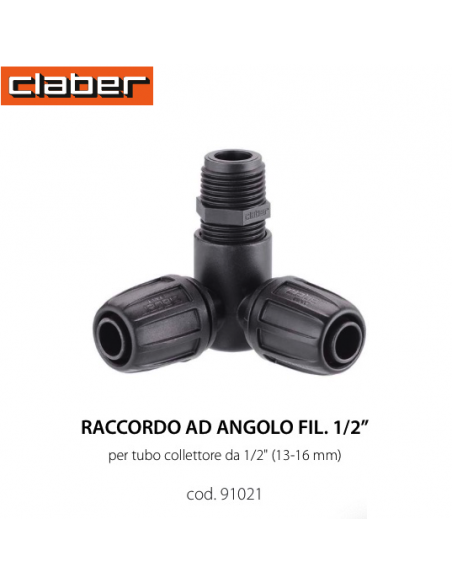 PE-ROHRWINKEL DREIFACH 16X1/2F X16 MIT KLEMMRINGEN