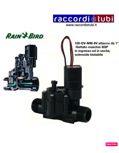 RAIN BIRD ELEKTROVENTIL 9V DURCHMESSER 1" MM