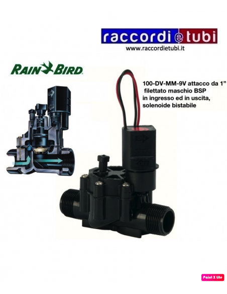 ELETTOVALVOLA RAIN BIRD 9V DIAMETRO 1" MM