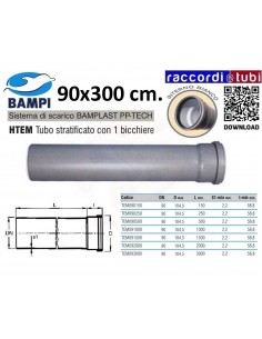 TUBO PP-TECH 1 BICCHIERE 90x300 cm.