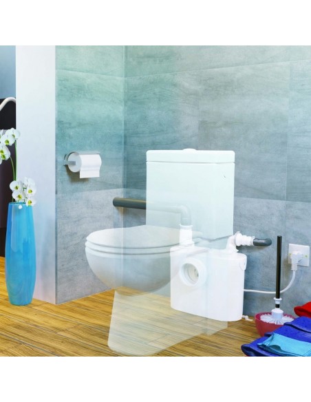 SANITOP SILENCE UP TURMABSCHNITT WC UND WASCHBECKEN
