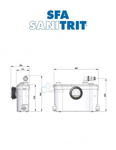 SANISLIM TRIT.SCARICO BAGNO COMPL.