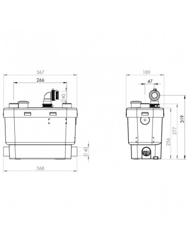 SANIVITE SILENCE PLUS  POMPA DOM. x ACQ.