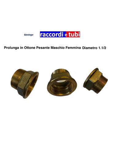 PROLUNGA OTTONE MASCHIO FEMMINA PESANTE 1.1/2