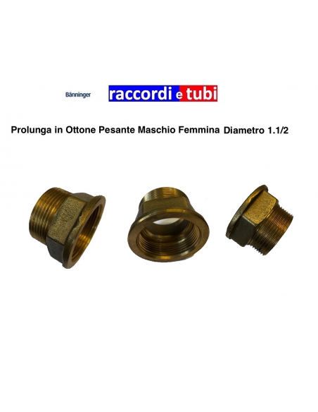PROLUNGA OTTONE MASCHIO FEMMINA PESANTE 1.1/2