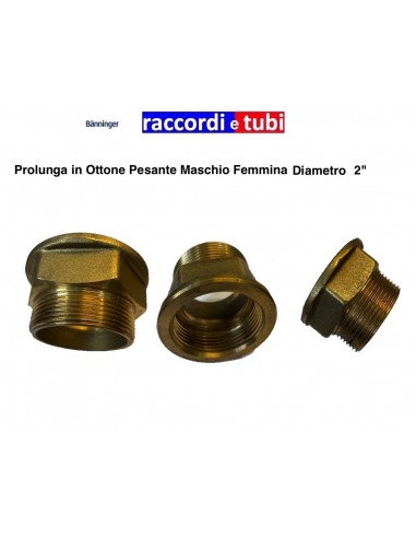 PROLUNGA OTTONE MASCHIO FEMMINA PESANTE 2"