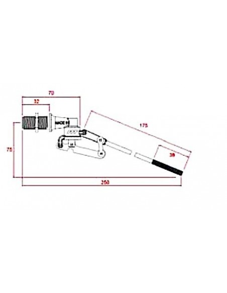 GALLEGGIANTE IN OTTONE A 5 COPPIGLIE 1/2