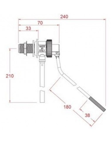 SCHWIMMER TYP CATIS MIT PDM 3/8'' HARZBODEN UND...