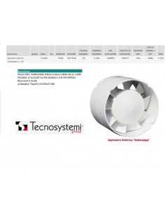 ELEKTROSAUGER TECNOSYSTEMI UNTER DER HAUBE DURCHMESSER 125