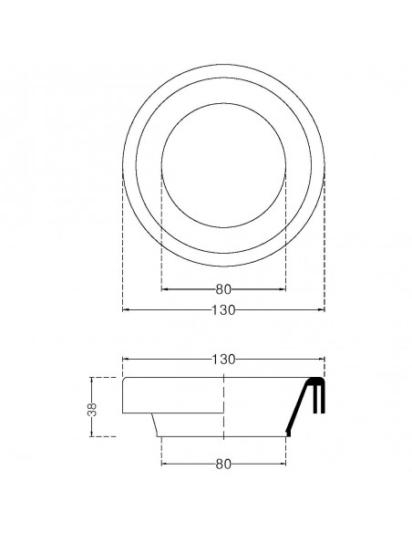 GUARNIZIONE PER SCARICO WC 1848.00GN