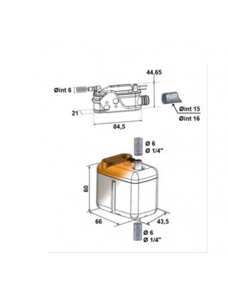 MINI PUMPE P35 KLIMAANLAGEN SAUERMANN SI30 CE04UN23