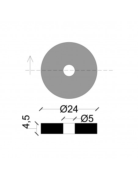 GUARNIZIONE PER RUBINETTO TENAX 3/4 NR.1 PEZZO