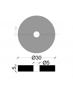 GUARNIZIONE PER RUBINETTO TENAX 1" NR.1 PEZZO 2
