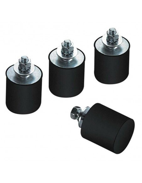 BODEN-ANTIVIBRATIONSSATZ 40x40mm Packung mit 4 Stück