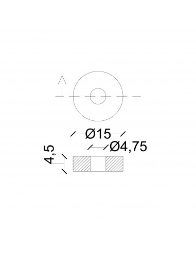 GUARNIZIONE PER RUBINETTO TEFLON 3/8 NR.1 PEZZO