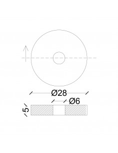 GUARNIZIONE PER RUBINETTO TEFLON 1"   NR.1 PEZZO 2