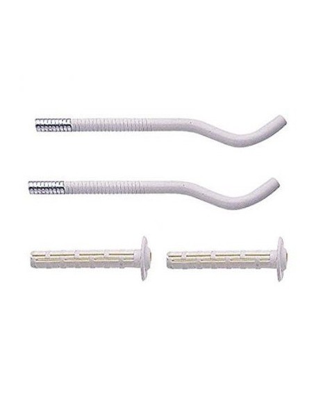 ALUMINIUM RADIATORHALTER 9x170mm RUND PAAR