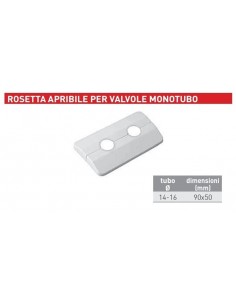 ROSONE  APRIBILE PER  VALVOLE MONOTUBO/BITUBO 90X50 mm