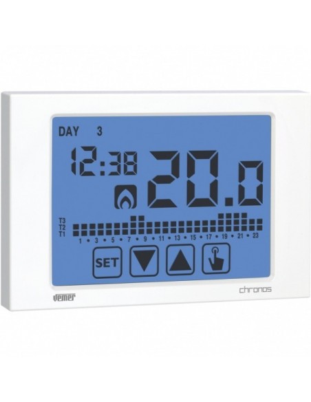 ZEITTHERMOSTAT VEMER CHRONOS WEISS