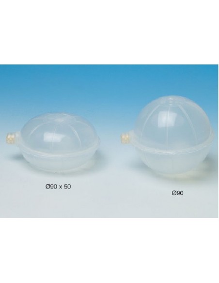 SFERA IN PLASTICA PIATTA PER GALLEGGIANTE DIAM.90