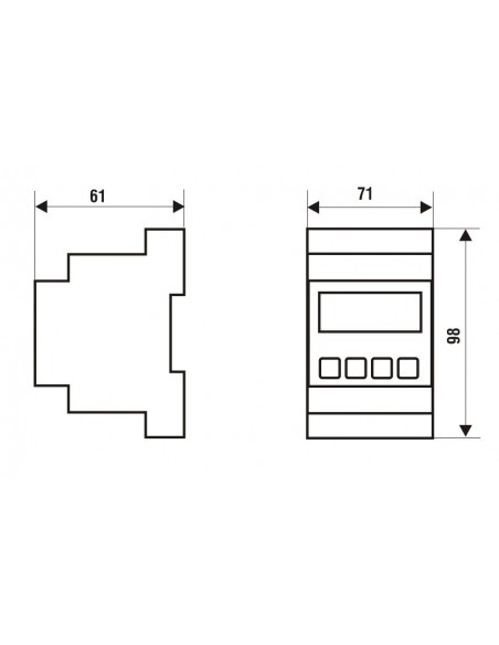 TERMOREGOLATORE DA BARRA 230V 1 USCITA FANTINI & COSMI