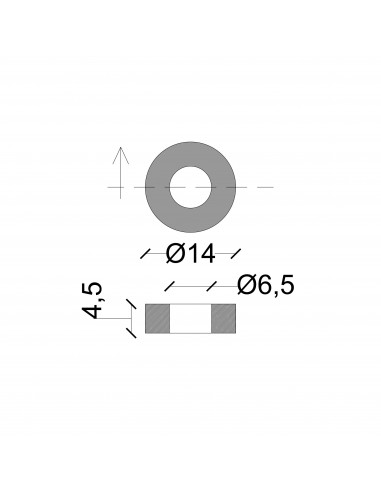 DICHTUNG FÜR STELLA-ARMATUREN 14X6,5X4,5
