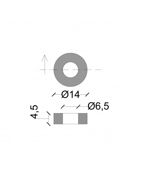 DICHTUNG FÜR STELLA-ARMATUREN 14X6,5X4,5