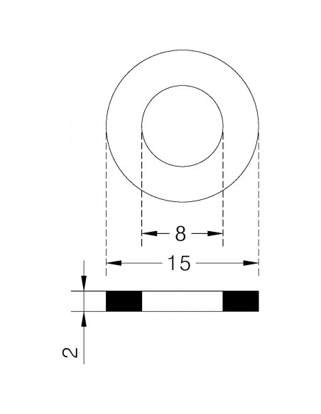 TEFLONDICHTUNG FÜR FITTINGS DURCHMESSER 3/8