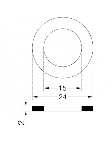 TEFLONDICHTUNG FÜR 3/4 ZOLL VERBINDUNGEN