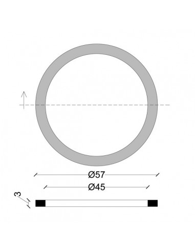 GEWEBTES GUMMIDICHTUNG FÜR 2" ANSCHLÜSSE