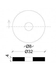 DICHTUNG FÜR FIAT-VENTIL DURCHMESSER 1" 2