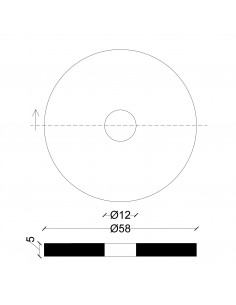 GUARNIZIONE PER VALVOLA FIAT DIAMETRO 2" 2