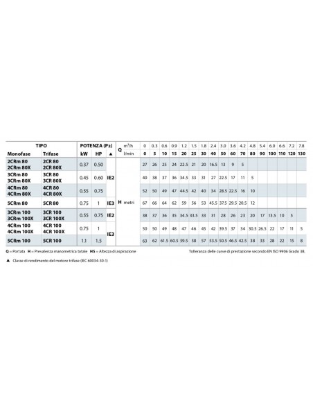 ELETTROPOMPA PEDROLLO 5CRM100 220v