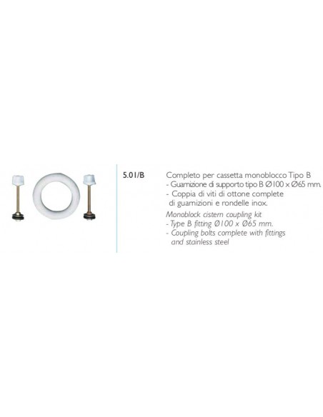 SET GUARNIZIONE E FISSAGGI  ITS ANELLO PICCOLO 5.0I/B