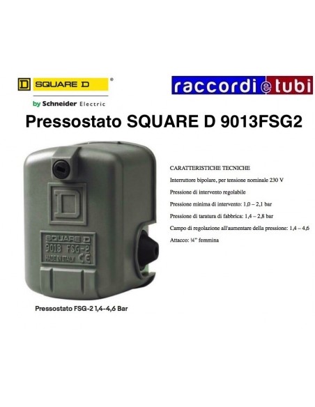 ORIGINALER SQUARE D DRUCKSCHALTER