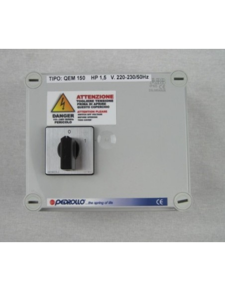 QUADRO PEDROLLO HP.1,5 EL.QEM 150