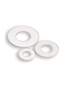 FLACHE WEISSE DICHTUNG MM.1 DURCHMESSER 1/2