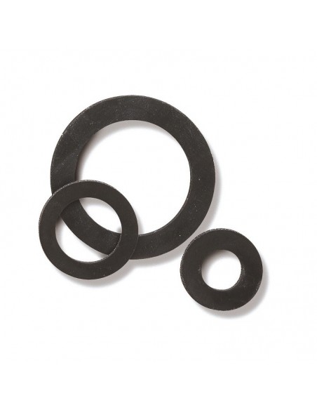 GUARNIZIONE PIANA NERA DA mm.1 DIAMETRO 2"