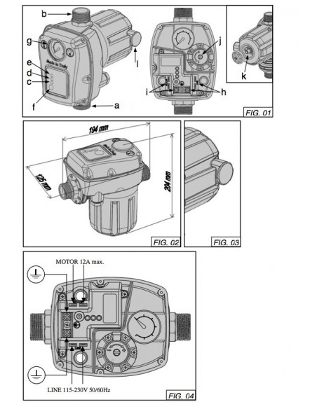 PRESSOFLUSSOSTATO BRIO TANK  ITALTECNICA