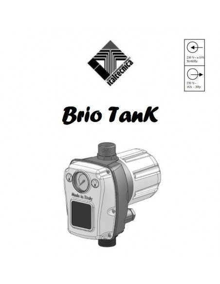 DRUCK-FLOSSFÜHLER BRIO TANK ITALTECNICA