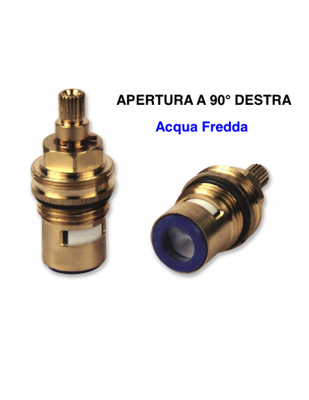 VITONE 1/2 CERAMICO DX 90° ACQUA FREDDA BROCCIA 8X20