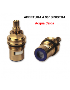 VITONE 1/2 CERAMICO SX 90° ACQUA CALDA BROCCIA 8X20